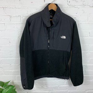 North Face Long Sleeve Fleece Jacket Black Size L